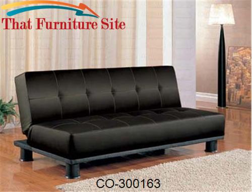 Sofa Beds Contemporary Armless Convertible Sofa Bed by Coaster Furnitu