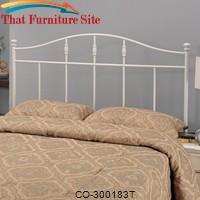 Iron Beds and Headboards Twin Cottage White Metal Headboard by Coaster Furniture 