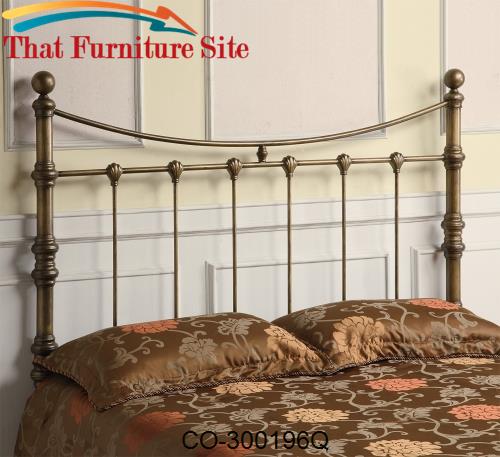 Iron Beds and Headboards Queen Iron Headboard by Coaster Furniture  | 