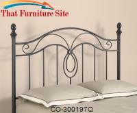 Iron Beds and Headboards Queen Iron Headboard by Coaster Furniture 