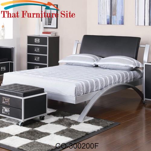 LeClair Full Metal Platform Bed by Coaster Furniture  | Austin