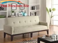 Sofa Beds Tufted Sofa Bed with Track Arms by Coaster Furniture 