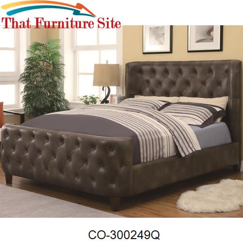 Upholstered Beds Queen Bed by Coaster Furniture  | Austin