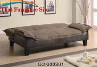 Sofa Bed Comfort  Wrapped in a Microfiber with a Durable Leather by Coaster Furniture 