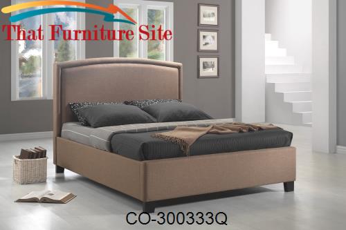 Upholstered Beds Casual Queen Upholstered Bed by Coaster Furniture  | 