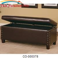 Lewis Upholstered Storage Bench by Coaster Furniture 