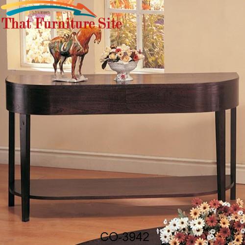 Gough Sofa Table with Shelf by Coaster Furniture  | Austin
