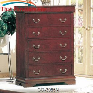 Louis Philippe Louis Philippe Style 5 Drawer Chest with Hidden Jewelry