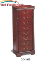 Jewelry Armoires Louis Philippe Jewelry Armoire by Coaster Furniture 