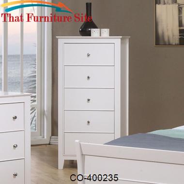 Selena 5 Drawer Chest by Coaster Furniture  | Austin