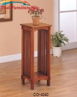 Accent Stands Mission Style Square Plant Stand by Coaster Furniture 