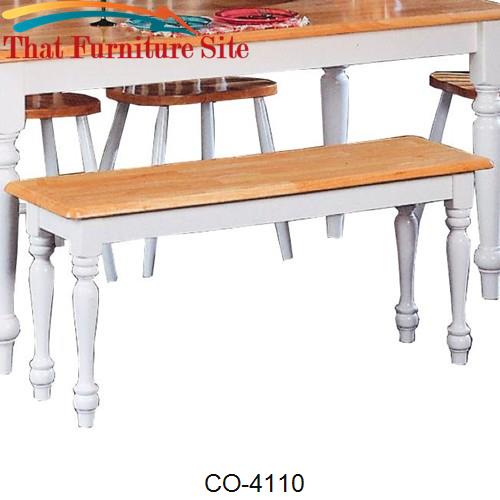 Damen Traditional Wood Dining Bench by Coaster Furniture  | Austin