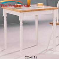 Damen Square Tile Top Casual Dining Table by Coaster Furniture 