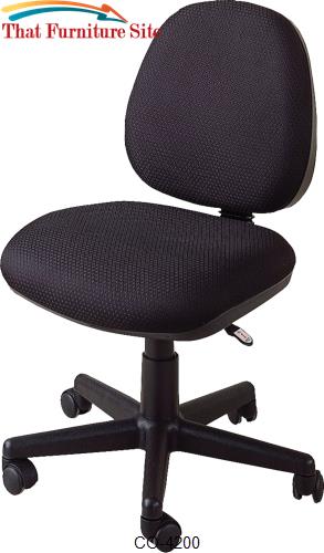 Office Chairs Casual Fabric Office Task Chair by Coaster Furniture  | 