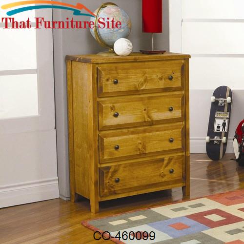 Wrangle Hill 4 Drawer Chest by Coaster Furniture  | Austin