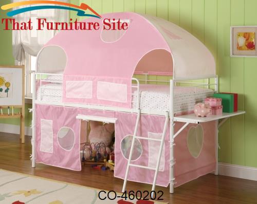 Girl Tent Bunk Bed by Coaster Furniture  | Austin