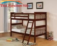 Parker Twin Slat Bunk Bed by Coaster Furniture 