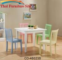 Kinzie 5 Piece Youth Table and Chair Set by Coaster Furniture 