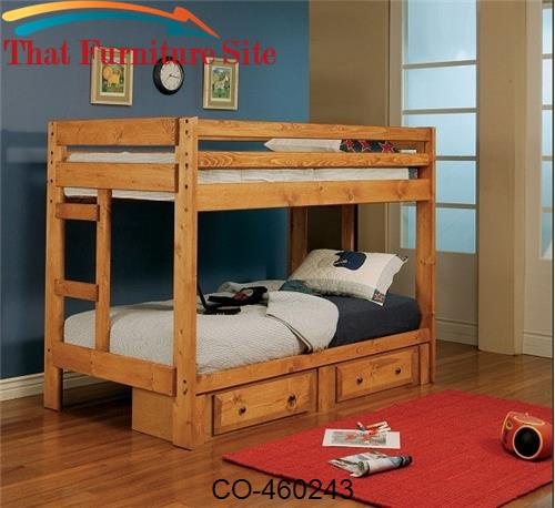 TWIN/TWIN BUNK BED by Coaster Furniture  | Austin