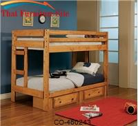 TWIN/TWIN BUNK BED by Coaster Furniture 