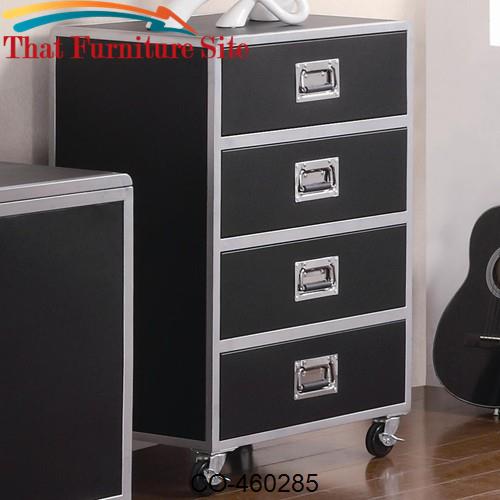 LeClair 4 Drawer Chest with Casters by Coaster Furniture  | Austin