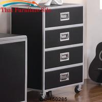LeClair 4 Drawer Chest with Casters by Coaster Furniture 