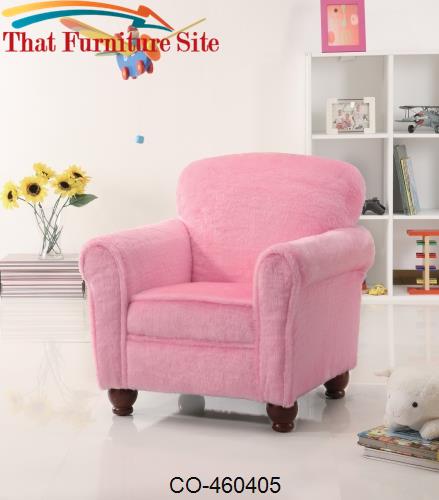 Youth Seating and Storage Kids Upholstered Accent Chair by Coaster Fur