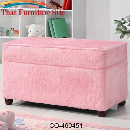 Youth Seating and Storage Upholstered Storage Bench by Coaster Furnitu