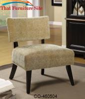 Oversized Accent Chair Brown Swirl by Coaster Furniture 