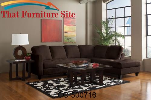 Walker Casual Sectional with Chaise by Coaster Furniture  | Austin