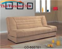 Sofa Beds Armless Fabric Convertible Sofa Bed with Storage by Coaster Furniture 