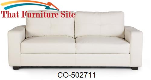 Jasmine Leather Sofa by Coaster Furniture  | Austin