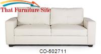 Jasmine Leather Sofa by Coaster Furniture 