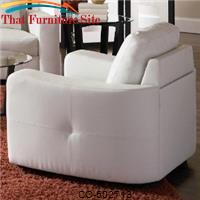 Jasmine Leather Chair by Coaster Furniture 