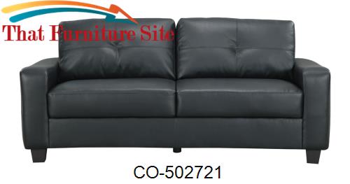 Jasmine Leather Sofa by Coaster Furniture  | Austin