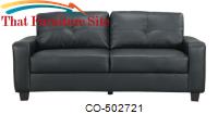 Jasmine Leather Sofa by Coaster Furniture 