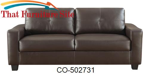 Jasmine 50271 Leather Sofa by Coaster Furniture  | Austin