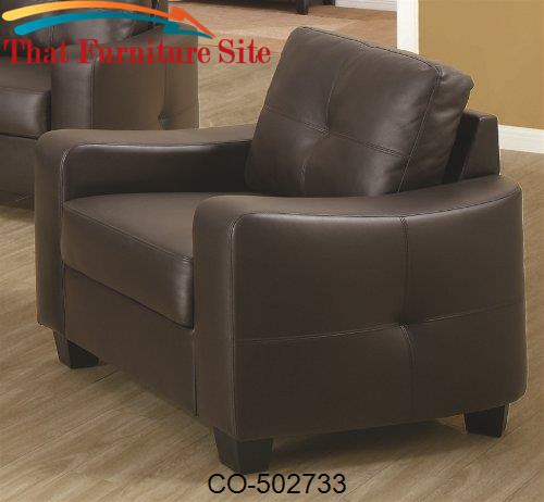 Jasmine 50271 Leather Chair by Coaster Furniture  | Austin