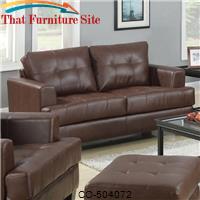 Samuel Loveseat w/ Attached Seat Cushions by Coaster Furniture 