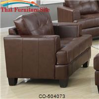 Samuel Dark Brown  Chair by Coaster Furniture 