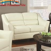 Brooklyn Casual Contemporary Loveseat by Coaster Furniture 