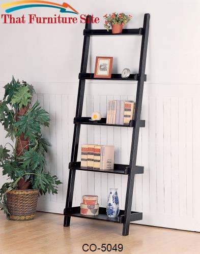 Bookcases Casual Leaning Bookcase by Coaster Furniture  | Austin