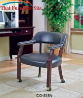 Navy Nailhead Trim Office Chair by Coaster Furniture 
