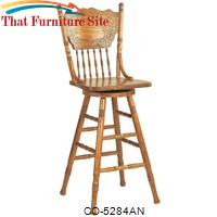 Mackinaw 29&quot; Victorian Press Back Bar Stool by Coaster Furniture 