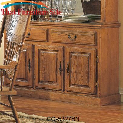 Mackinaw Traditional Buffet with Doors and Drawers by Coaster Furnitur