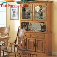 Mackinaw Traditional Buffet and Hutch by Coaster Furniture 