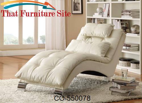 Accent Seating Casual and Contemporary Living Room Chaise with Sophist