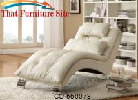 Accent Seating Casual and Contemporary Living Room Chaise with Sophisticated Modern Look by Coaster Furniture 