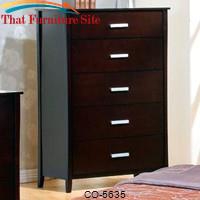 Stuart Contemporary 5 Drawer Chest by Coaster Furniture 