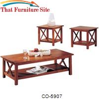 Briarcliff Casual 3 Piece Occasional Table Set by Coaster Furniture 